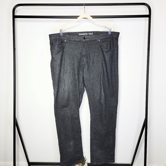 Kenneth Cole Mens Straight Leg Black 